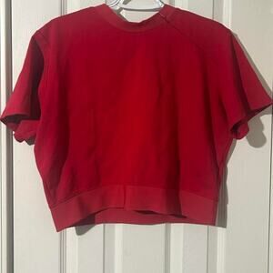 The set red short sleeve